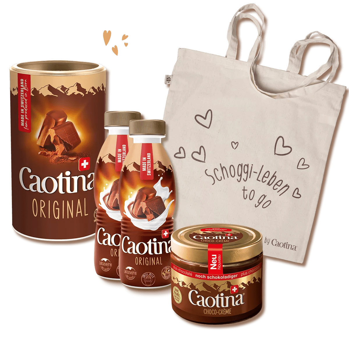 Caotina Schoggi Leben to Go Set