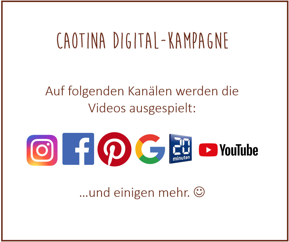 Caotina Kanäle Kampagne