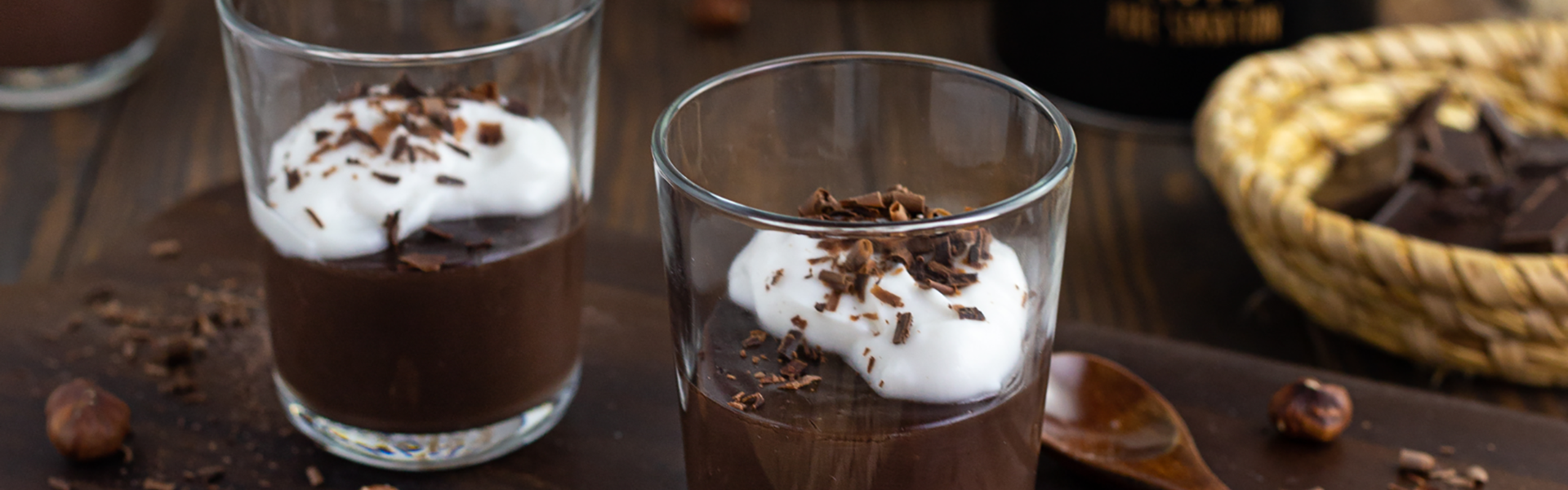 Pudding au chocolat Caotina végan