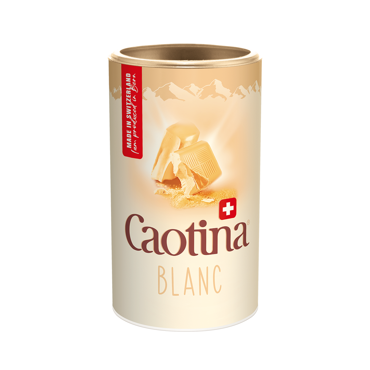 Poudre de chocolat blanc de Caotina en ligne - Swissmade Direct