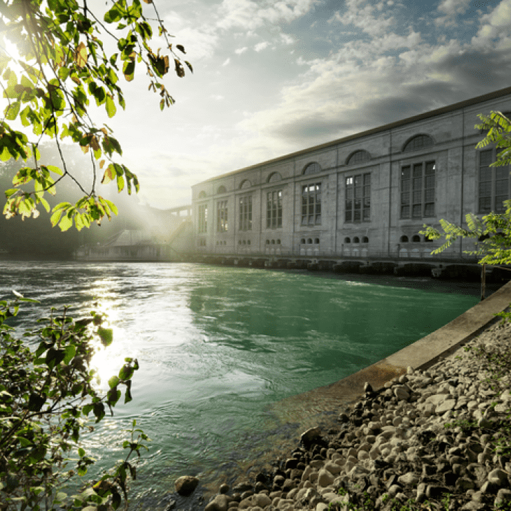 100% erneuerbare Energie aus Schweizer Wasserkraft