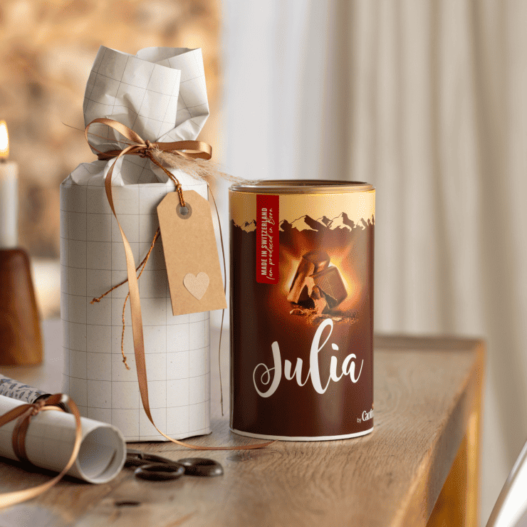 personalisierte Dose zum verschenken