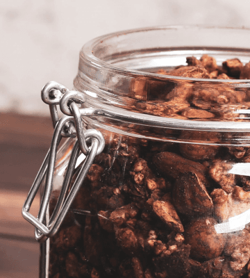 Chocolate Granola mit Caotina Noir