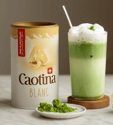 Matcha au chocolat blanc Caotina