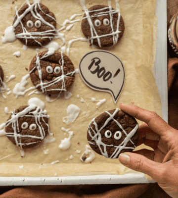 Halloween Cookies mit Caotina 